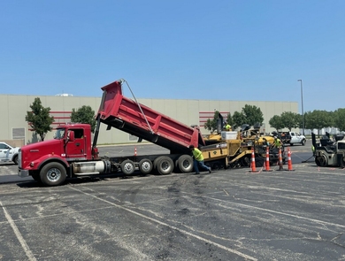 Topeka Distribution Center Receives Parking Lot Upgrade